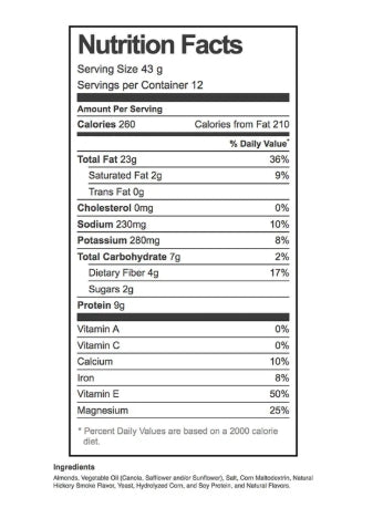 Blue Diamond Almonds, Smokehouse, 1.5 oz, 12-count