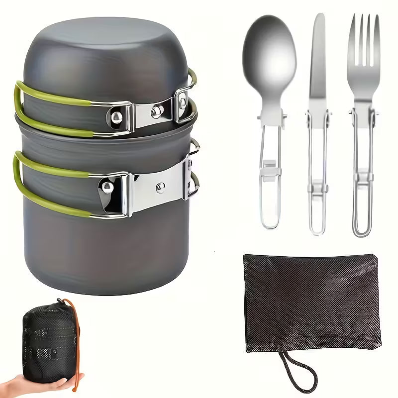 Deluxe Camping Cookware Kit