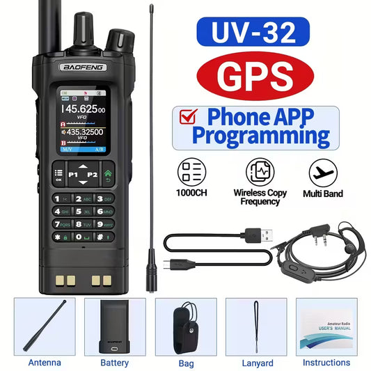 BAOFENG UV-32 10W GPS Ham Radio