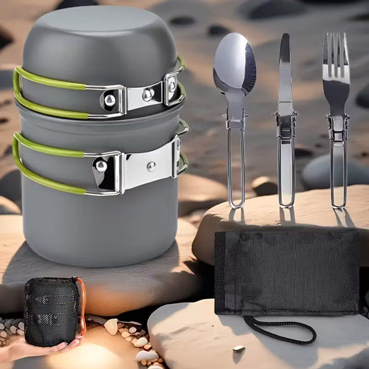Deluxe Camping Cookware Kit