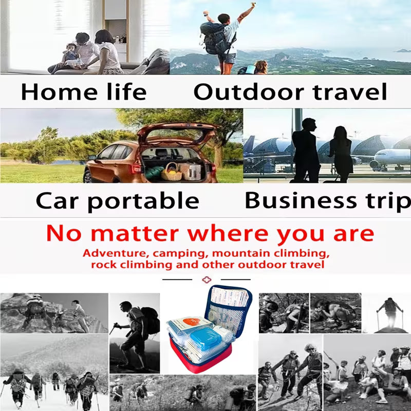 [Essential Emergency Kit] 344-in-1 Portable Outdoor Emergency Kit