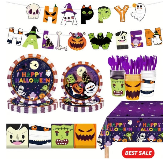 Halloween Party Supplies KIt