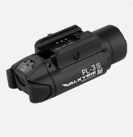 Olight PL-3S Valkyrie Black Rail Mount 1000Lumen Weaponlight Tactical Flashlight