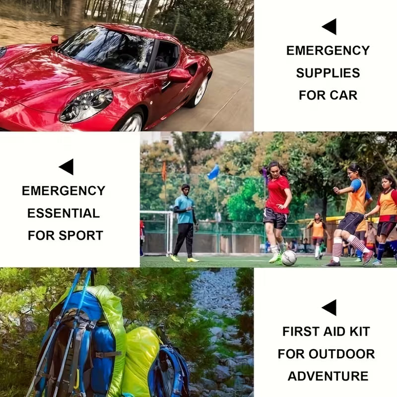 [Essential Emergency Kit] 344-in-1 Portable Outdoor Emergency Kit