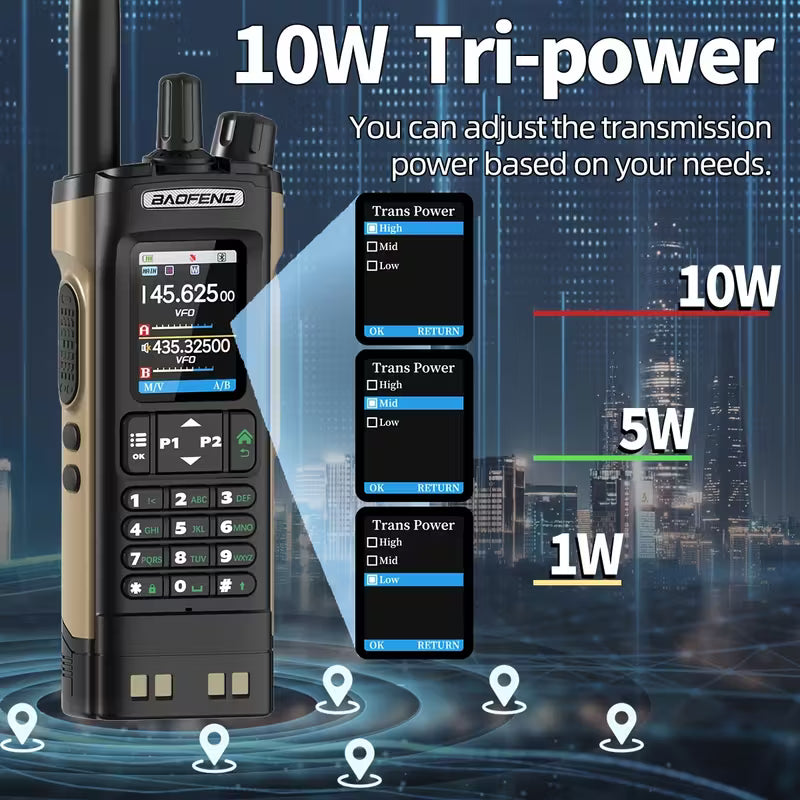 BAOFENG UV-32 10W GPS Ham Radio