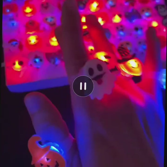 Halloween LED Ring 50pcs